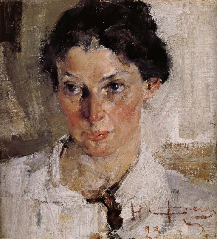 Portrait of woman, Nikolay Fechin